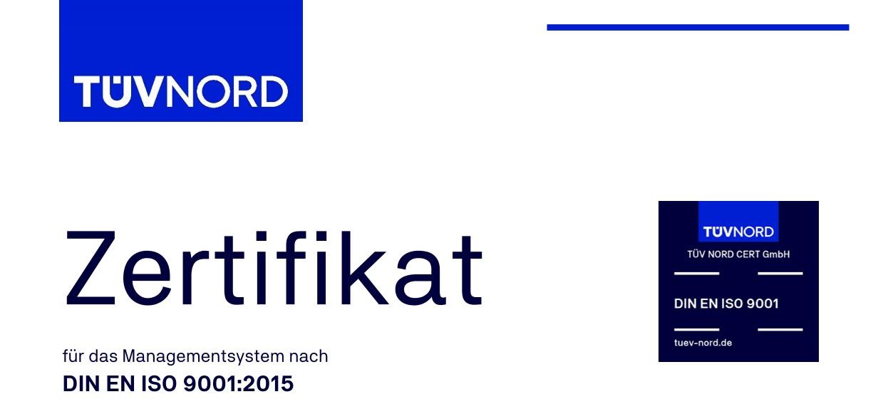 TÜV Zertifiziert
