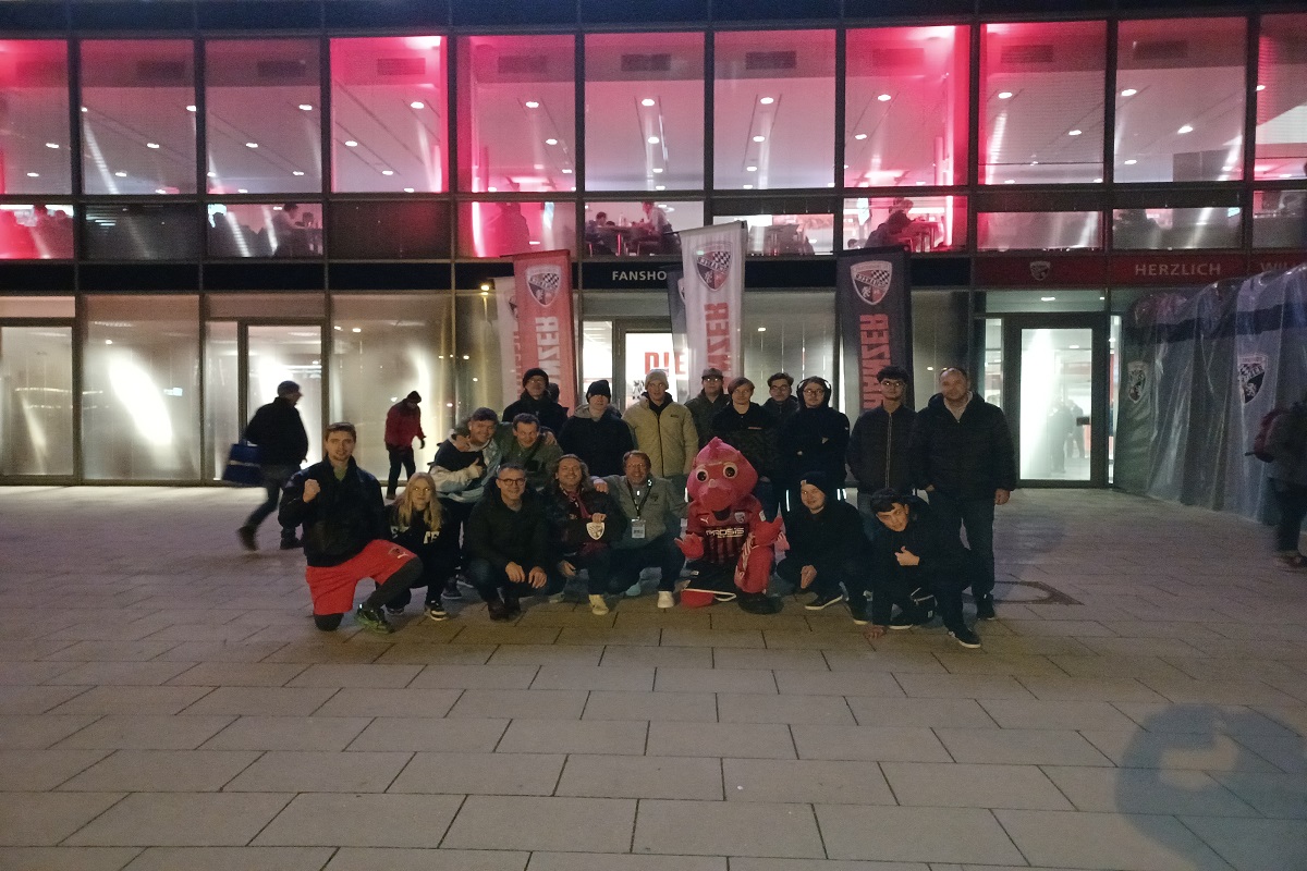 BBW Teilnehmer beim Spiel des FC Ingolstadt