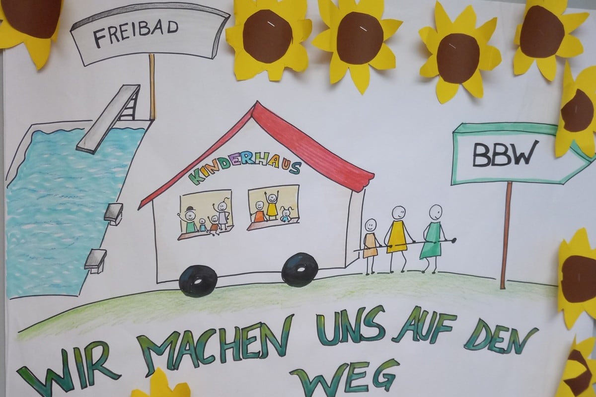 Kinderzeichnung - Kinderhaus